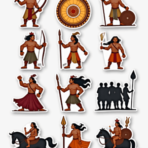 Indian Mythology - Sticker Sheet v3